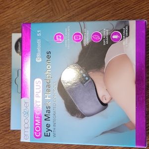 Eye mask headphones